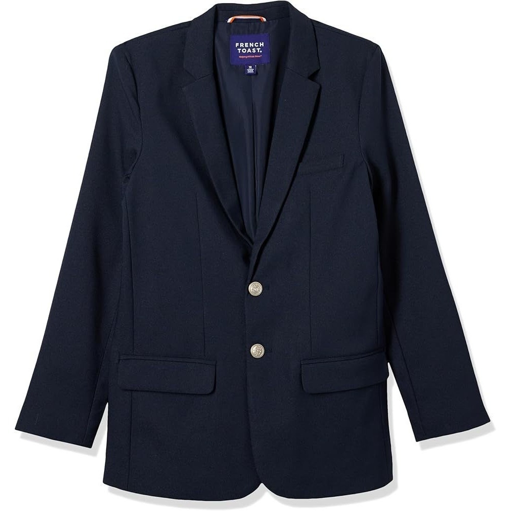 French Toast School Uniform Men's Classic Blazer - #SP9144E, Navy - Size 40